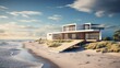 A photo of a Contemporary Beach House in Coast