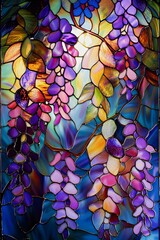 Wall Mural - stained window