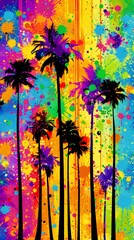 Canvas Print - tropical palm tree