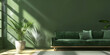 Minimalist Interior of modern living room 3D rendering 