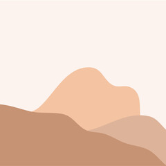 Wall Mural - Desert background vector