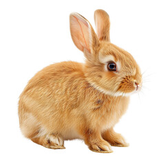 Wall Mural - rabbit isolated on white