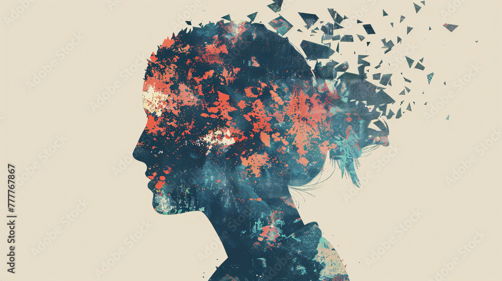 Fragmented Minds: Exploring Mental Health Through Abstract Imagery ...