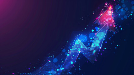 Aufkleber - Abstract financial growth concept background
