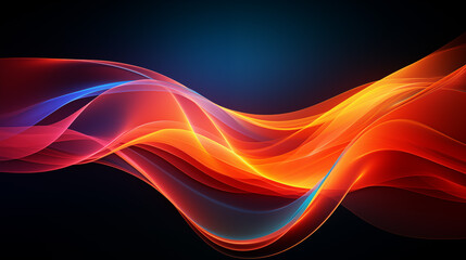 Wall Mural - Elegant Red and Blue Abstract Wave Background