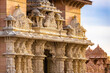 Scenic Akshardham Mahamandir temple decoration close up at BAPS Swaminarayan Akshardham