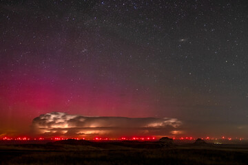 Aurora over Pawnee Buttes 2