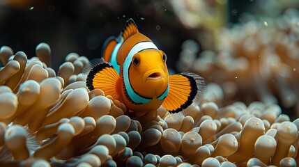 Poster - Clown Fish with Anemon