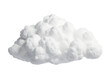 clean white natural puffy cloud transparent background