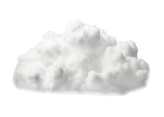 Wall Mural - realistic and transparent fluffy cloud element design