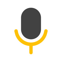 Poster - mic flat icon