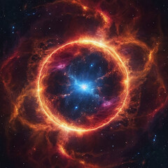 Wall Mural - big bang, galaxy universe laniakea, milkyway illustrationn