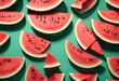 slices of juicy watermelon