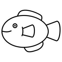 Poster - fish icon