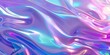 ethereal pastel neon pink, purple, lavender, mint holographic metallic foil background. Abstract modern curved blurred surreal futuristic disco,techno, rave back drop