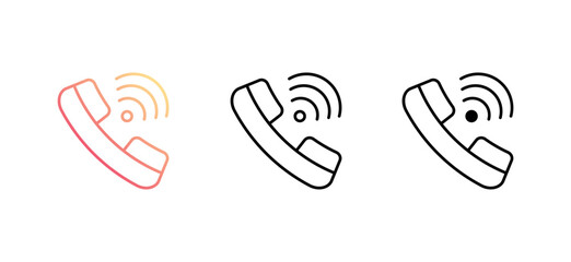 Phone icon design with white background stock illustration