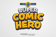 Super Comic Hero Editable text Effect Style