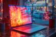 neon laptop