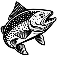 Poster - illustration of a fish