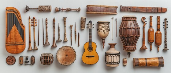 Poster - various musical instruments