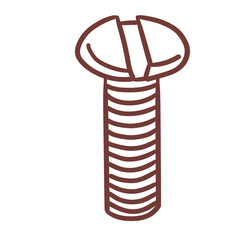 binding head screw illustration