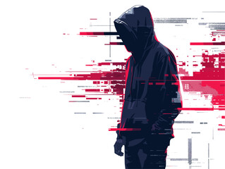 hacker in cyberspace