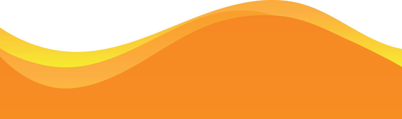 Wall Mural - Abstract orange and yellow business dynamic wave banner background