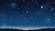 Night starry skies with twinkling or blinking stars backgroud