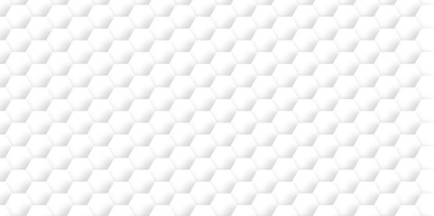 Wall Mural - Hexagonal pattern background. Abstract white hexagon background. Similar hexagon pattern.