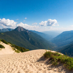 Wall Mural - nature mountain sand background