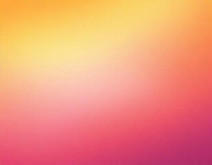 Wall Mural - Noise texture abstract blurred pink yellow orange color gradient retro banner poster backdrop design