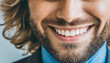 Beautiful naturally white teeth for men