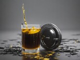 Fototapeta Tulipany - glass of cola