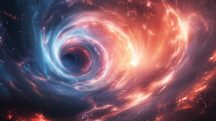 Wall Mural - deep space black hole