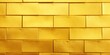 Gold majorelle shiny clean metro brick wall background pattern with copy space for design blank 
