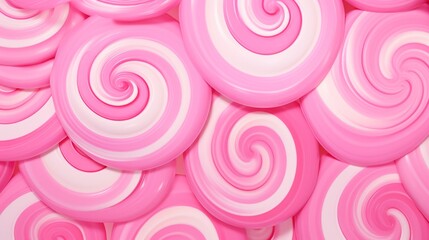 A candy swirl pink background for a whimsical touch