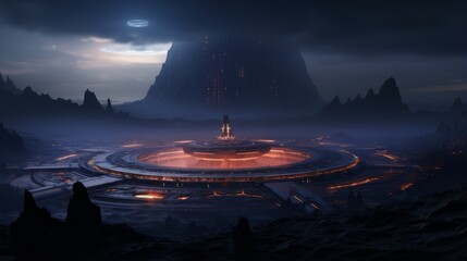 Wall Mural - an undefined, otherworldly concept with a sense of wonder