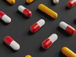 A minimalist composition highlighting the benefits of antibiotic medications