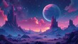 © Lerson - An illustration of a space game at night
