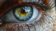 eye of the human realistic  close up 