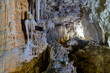 beatiful of Stalactite and Stalagmite in Tham Lay Khao Kob Cave in Trang,