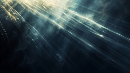 Poster - Generative AI : Abstract background, Beautiful rays of light.