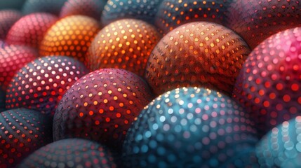 Canvas Print - Textured Spheres