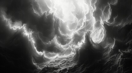 Canvas Print - Monochrome Tempest