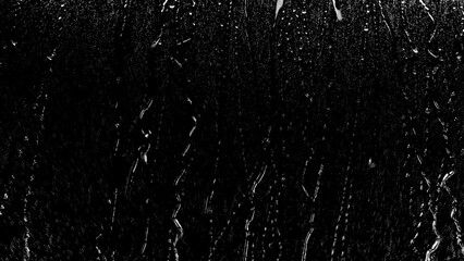 Wall Mural - rain drop video on black background