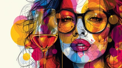 Wall Mural - Colorful Expression