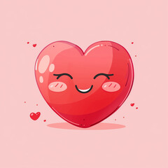 Cute Adorable Heart Logo illustration