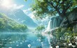 Immersive 3D rendering transports you to a magical world where lush forests and sparkling rivers come to life.
