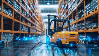 Efficient Warehouse Management, AI-driven Forklift Robotics Enhance Industrial Logistics