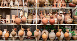 Fototapeta  - Traditional pottery on Nizwa Souq, Oman